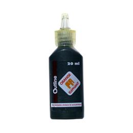 Vopsea pentru contur orange elephant, black, 20ml