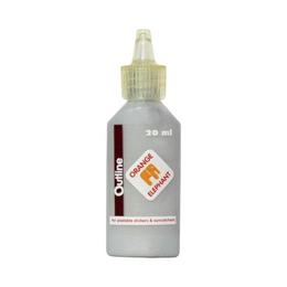Vopsea pentru contur orange elephant, silver, 20ml