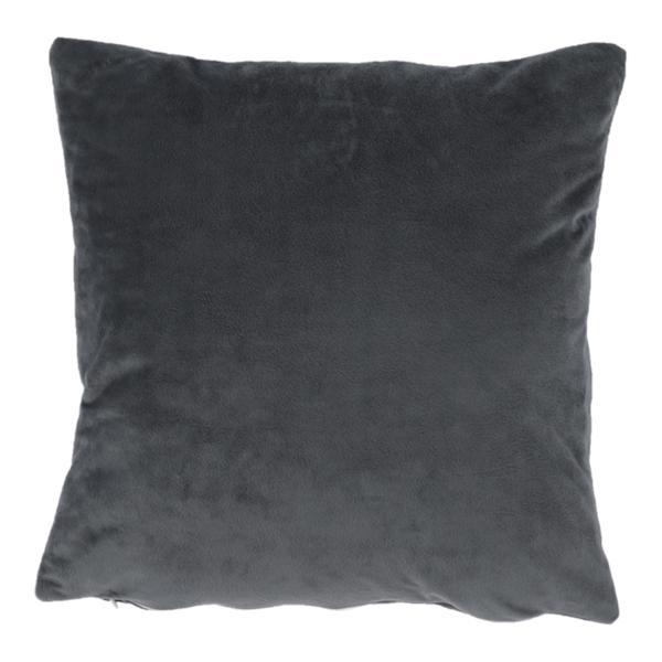 Perna decorativa catifea gri alita 45x45 cm