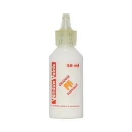 Vopsea pentru vitralii orange elephant, white, 20ml