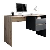 Birou PCdin pal maro stejar artisan grafit antracit Tulio 125x52x76 cm