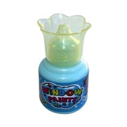 Vopsea pentru vitralii cu sclipici orange elephant, light blue, 40ml