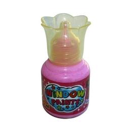 Vopsea pentru vitralii cu sclipici orange elephant, pink, 40ml
