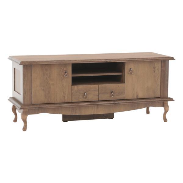 Comoda tv, din mdf stejar lefkas vilar, 144x47x60 cm