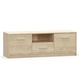 Comoda TV, din mdf stejar sonoma, Teyo, 123x38x42 cm