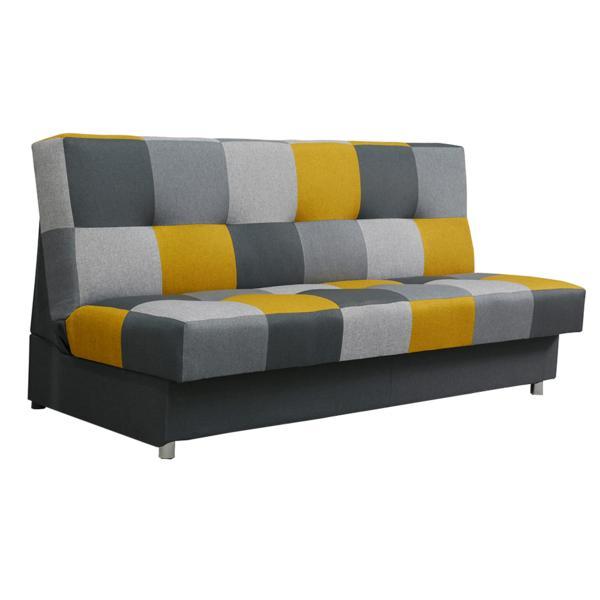 Canapea extensibila cu tapiterie textil alabama 195x90x90 cm