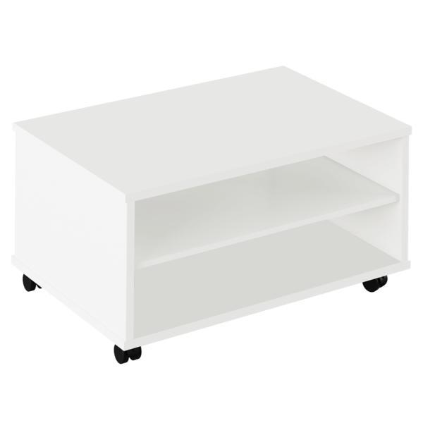 Masuta de cafea din mdf alb rioma 90x60x45 cm