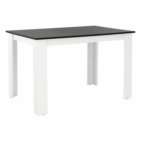 Masa din mdf alb negru kraz 120x80x75 cm