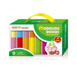 Plastilina modelaj orange elephant, 16 culori