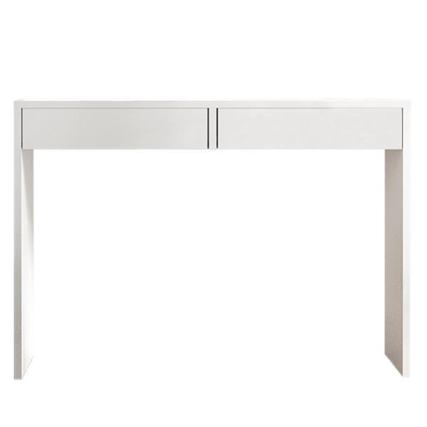 Consola, din mdf alb, violet, 115x40x78 cm