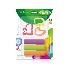 Plastilina modelaj orange elephant, cutter