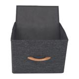 comoda-cu-5-sertare-din-textil-negru-gri-inchis-100x30x55-cm-5.jpg
