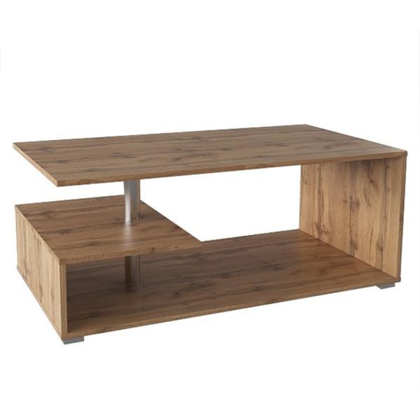 Masuta cafea din mdf maro stejar wotan dorisa 110x60x45 cm