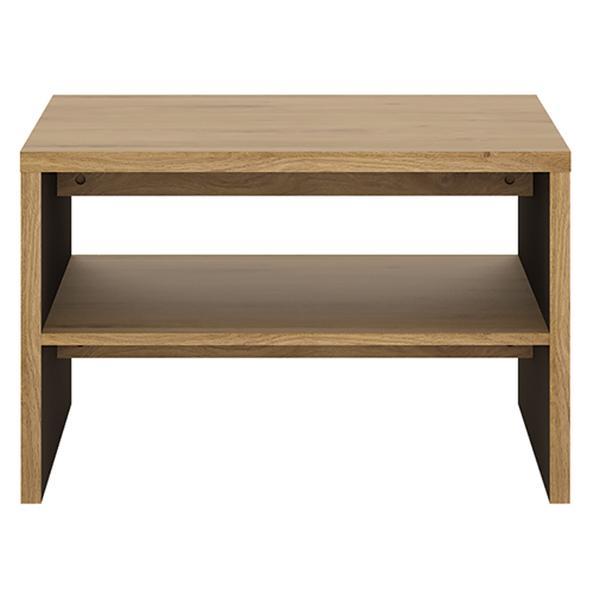 Masuta de cafea din mdf maro stejar shetland sheldon 75x75x49 cm