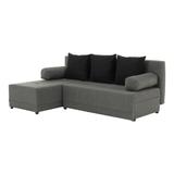 Coltar tapiterie textil gri negru Mexx