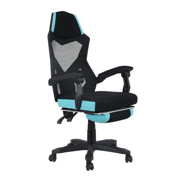 Scaun gaming, negru neomint, jorik, 60x65x108-118 cm