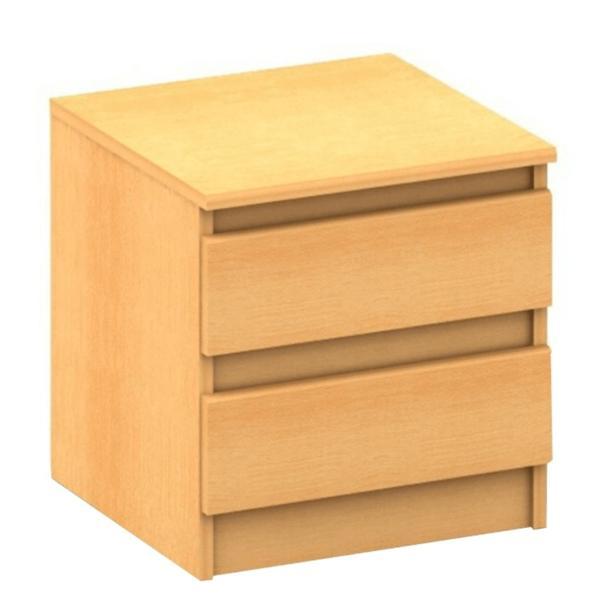 Noptiera cu 2 sertare din mdf fag hany 41x40x42 cm