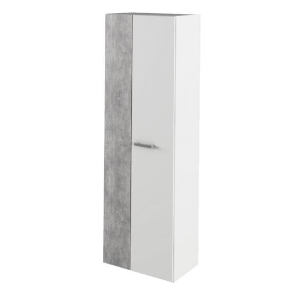 Dulap mdf alb gri sima