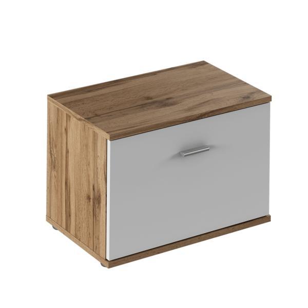 Dulap superior stejar wotan alb cyril 55x35x38 cm