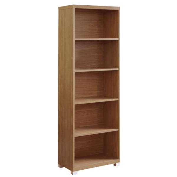 Biblioteca din mdf maro cires oscar 58x34x179 cm