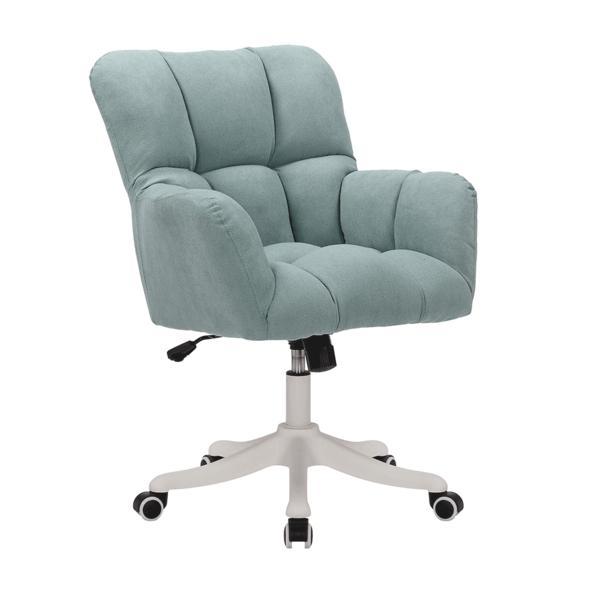 Scaun de birou, tapiterie textil verde neomint, lorel, 64x67x89,5-99,5 cm