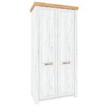 Dulap 2 usi mdf stejar craft auriu craft alb Sudbury