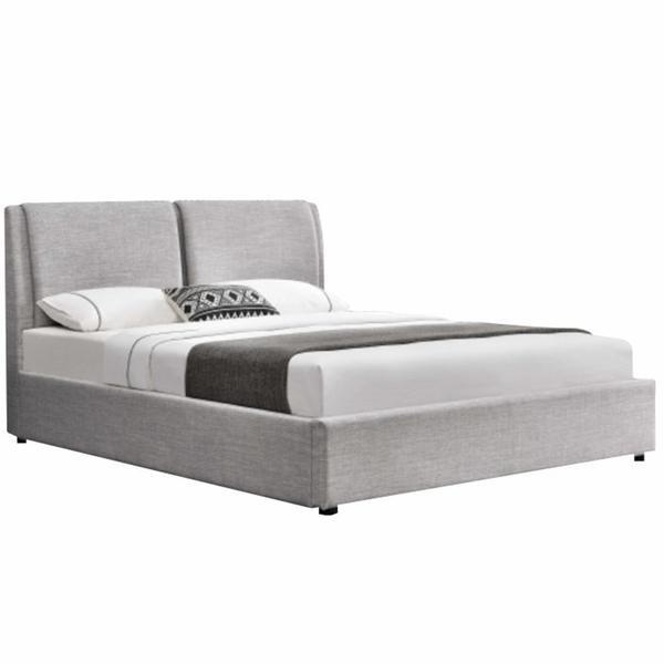 Pat tapiterie textil gri gulia 193.5x223.5x106 cm