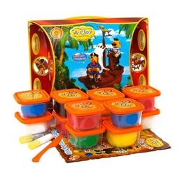 Set creatie pentru modelaj orange elephant, pirates