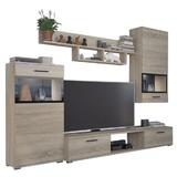 Set mobilier living mdf stejar sonoma Break 230x40x200 cm