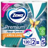 Prosoape de Hartie de Bucatarie Extra Lungi cu 2 Straturi - Zewa Premium Extra Long White, 2 role