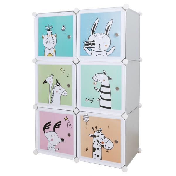 Dulap modular pentru copii biaro 75x37x111cm 