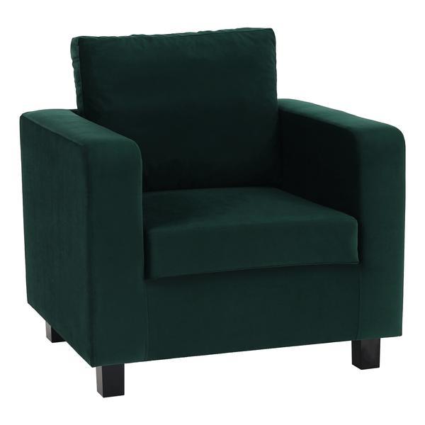 Fotoliu tapiterie textil verde smarald luana 87x78x85 cm 