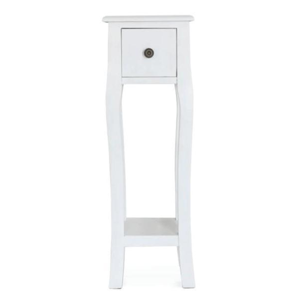 Masuta lemn alb wagner 3 25x25x76 cm