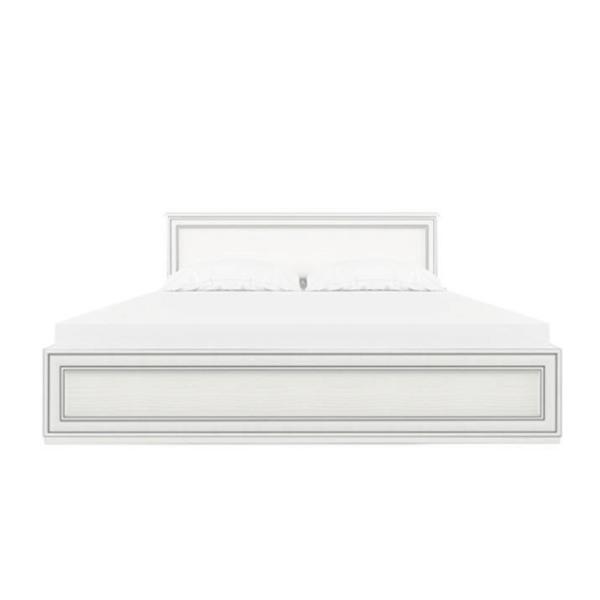 Pat cu somiera pal melaminat woodline crem tiffy 171x209.5x93.5 cm