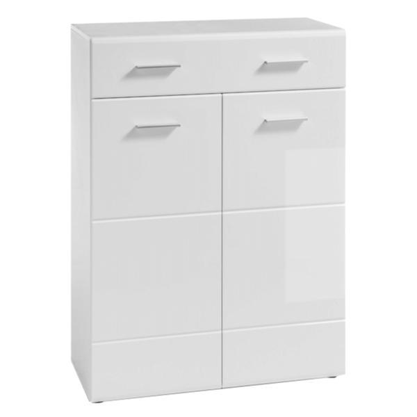Pantofar mdf alb lucios norlan 90x40x122 cm