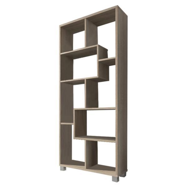 Raft din pal stejar sonoma aden 69x25x161 cm