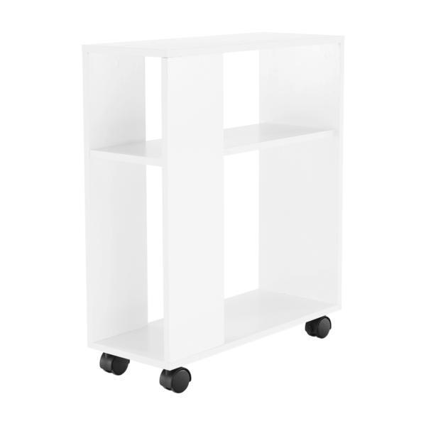 Raft din pal alb zoela 60x24x70 cm