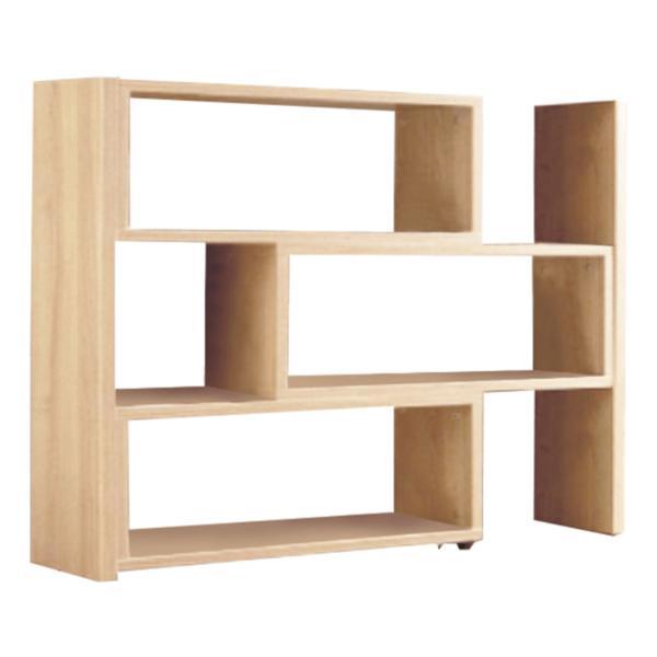 Raft din mdf stejar sonoma kloe 125x24x83 cm