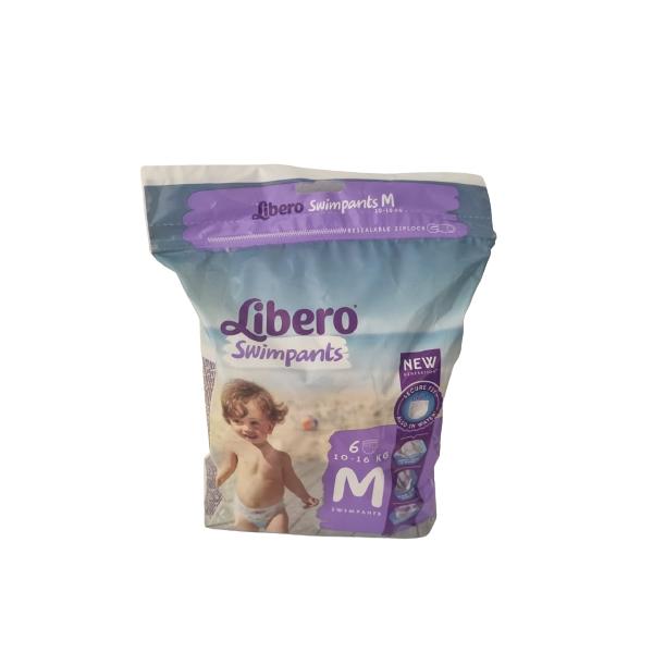 Scutece de Inot pentru Copii – Libero Swimpants marime M (10-16 kg), 6 buc