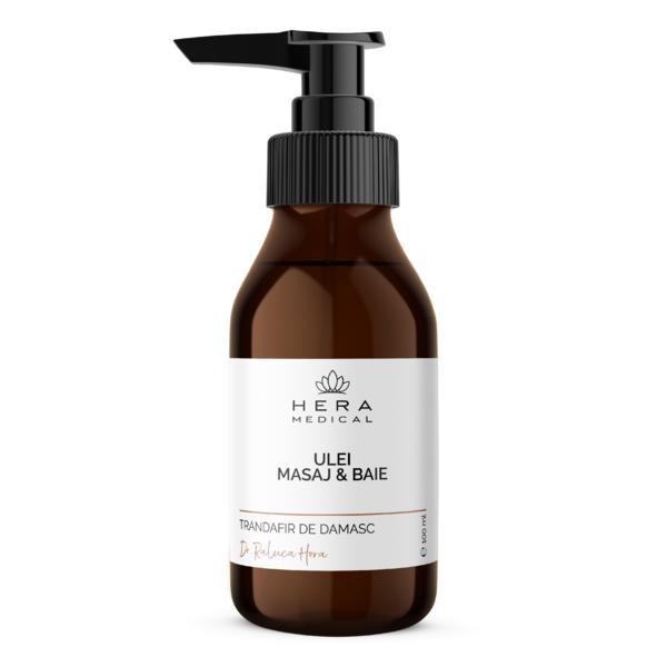 Ulei de Masaj & Baie | Trandafir de Damasc, Hera Medical by Dr. Raluca Hera Haute Couture Skincare, 100 ml