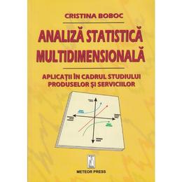Analiza statistica multidimensionala - cristina boboc, editura meteor press