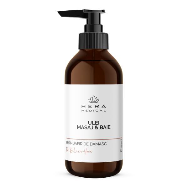 Ulei de Masaj & Baie | Trandafir de Damasc, Hera Medical by Dr. Raluca Hera Haute Couture Skincare, 200 ml