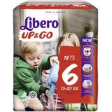 Scutece Tip Chilot pentru Bebelusi - Libero Up&Go, marime 6 (13-20 kg), 18 buc