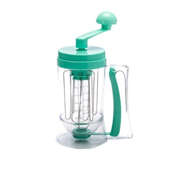 Dispozitiv manual pentru aluat de facut clatite, briose, chec