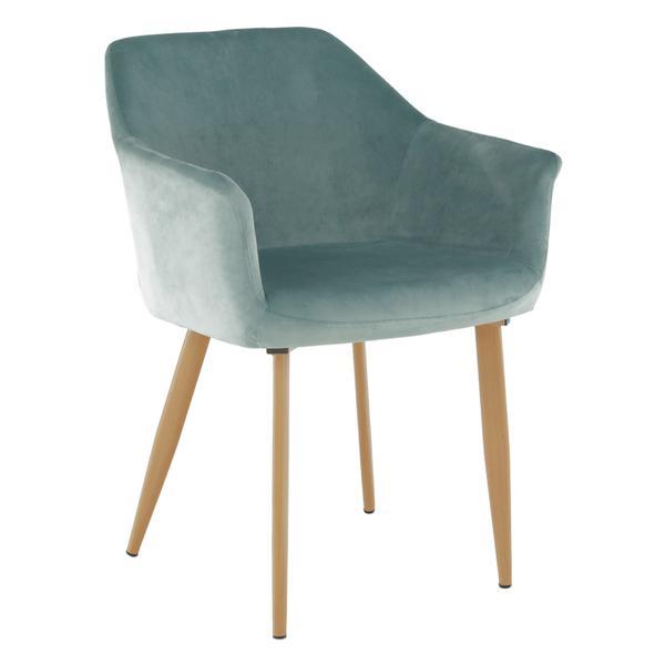 Scaun tapiterie textil verde menta picioare fag odovel
