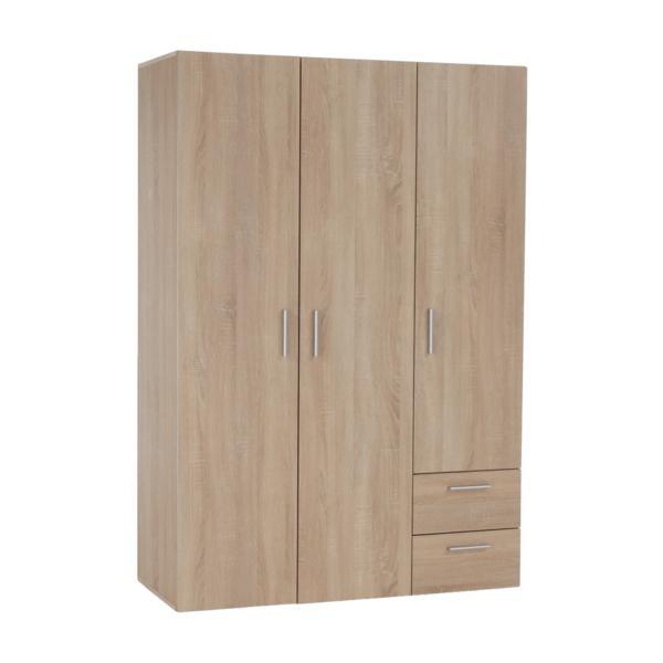 Dulap 3 usi 2 sertare mdf stejar sonoma adeli