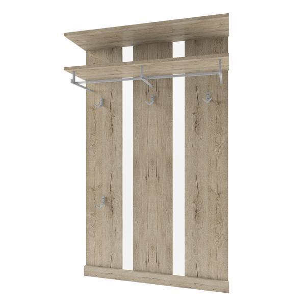 Cuier de hol mdf stejar san remo orestes 90x25.5x141.5 cm