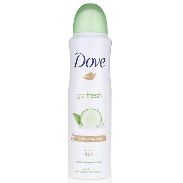 Deodorant Spray Antiperspirant Castravete si Ceai Verde – Dove Go Fresh Cucumber and Green Tea Scent, 150 ml