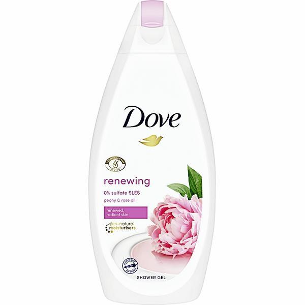 Gel de dus, Dove, Renewing Peony &amp; Rose Oil, 750 ml