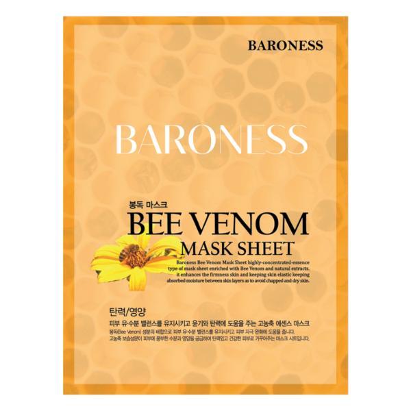 Masca Servetel Korean cu Venin de albine, efect anti-inflamator si puternic regenerant, Baroness, 21 g Baroness imagine noua